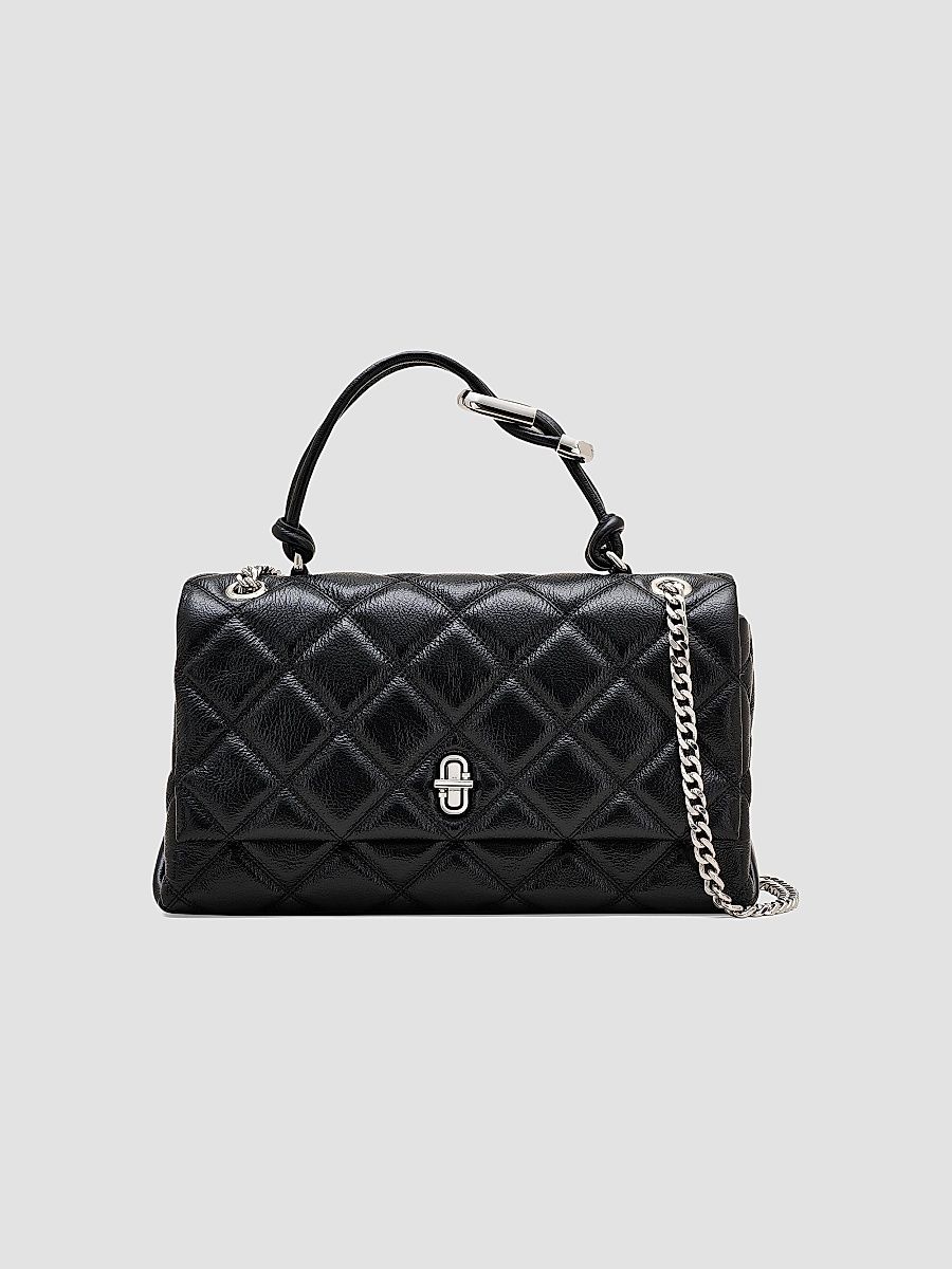 Marc Jacobs Women's The Quilted Dual Convertible Shoulder Bag - Black
