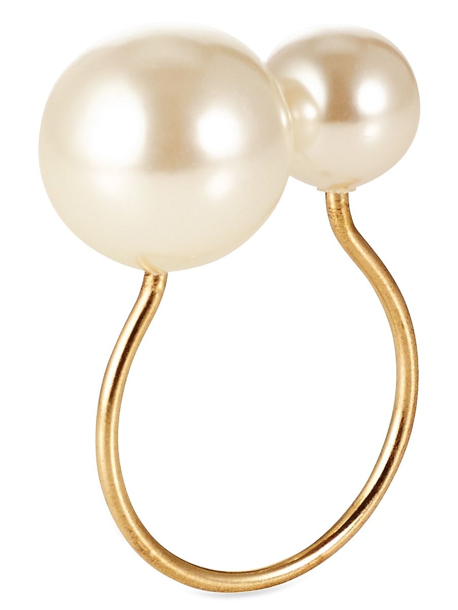 Faux Pearl Napkin Ring