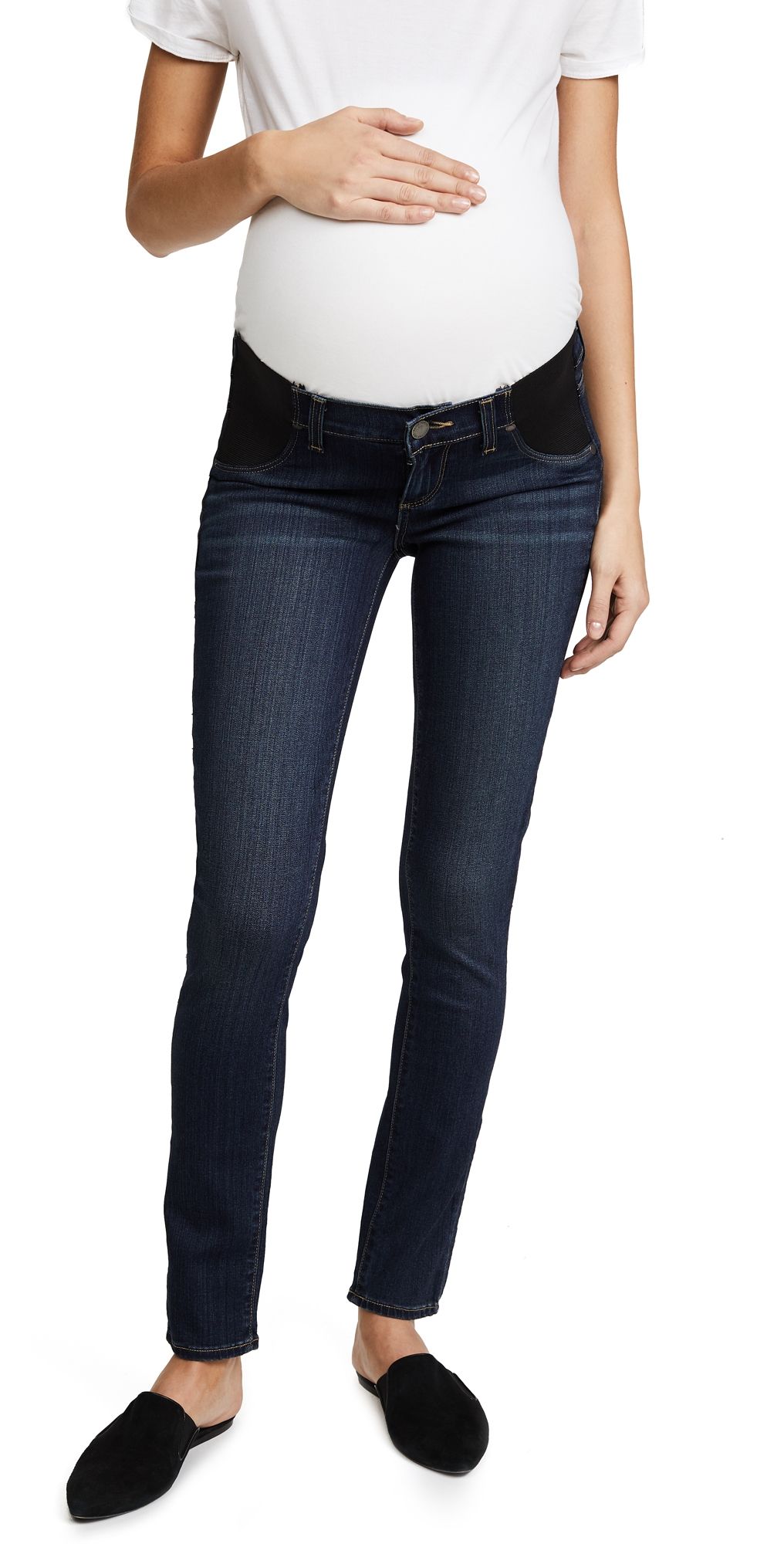 PAIGE Transcend Verdugo Ultra Skinny Maternity Jeans Nottingham 28