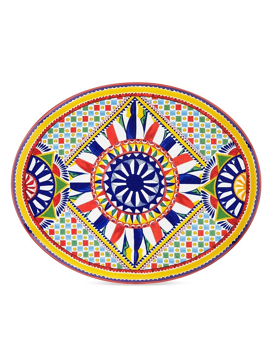Carretto Medium Oval Serving Plate