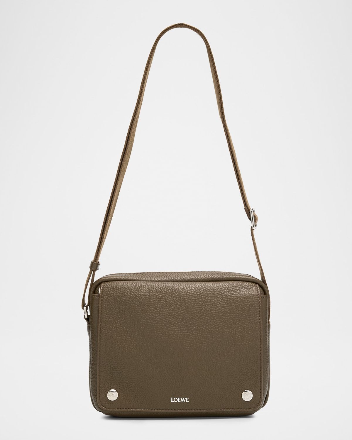 Men & apos;s Pebble Leather Extra-Small Messenger Bag