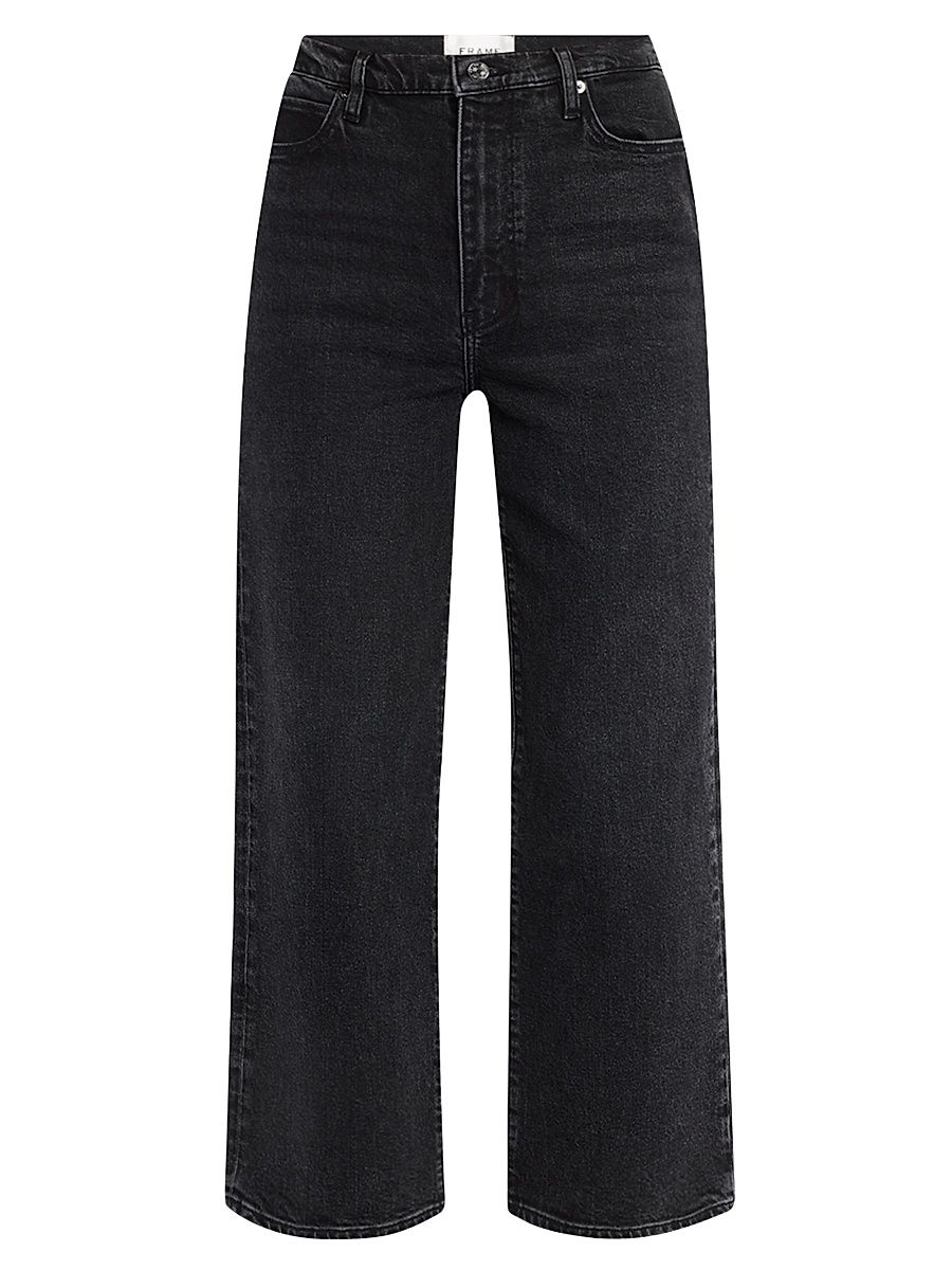 Women's The Wide Crop High-Rise Wide-Leg Jeans - Deco - Size 33