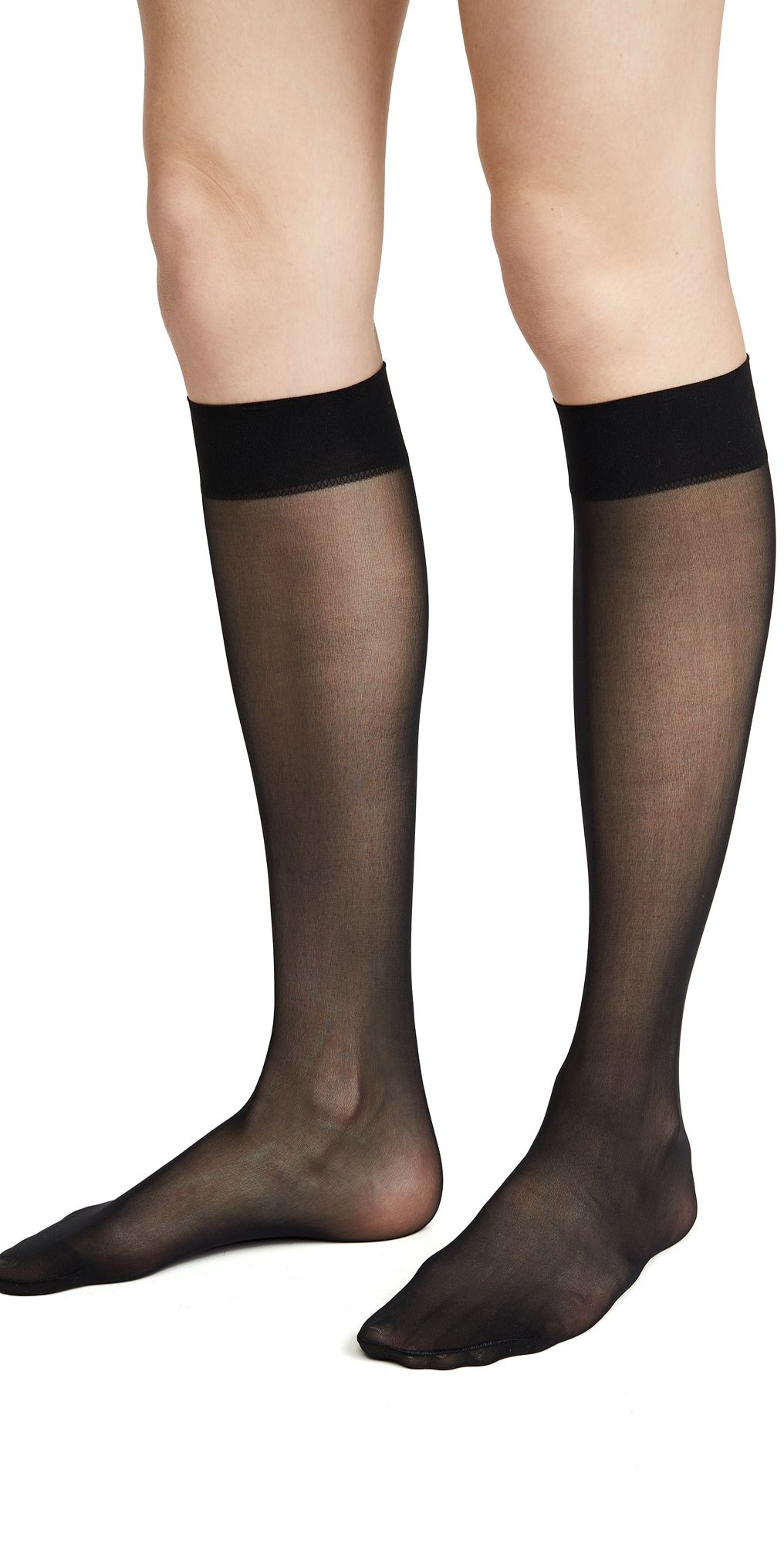 Wolford Individual 10 Knee Hi Black S