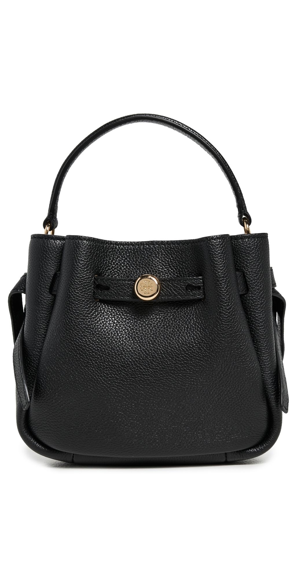 Tory Burch Romy Mini Bucket Bag Black One Size