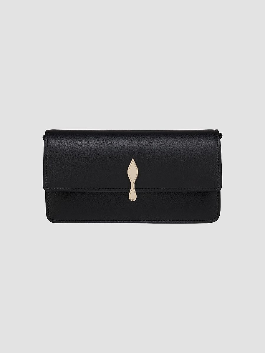 Christian Louboutin Women's Bettina Mini Leather Crossbody Bag - Black