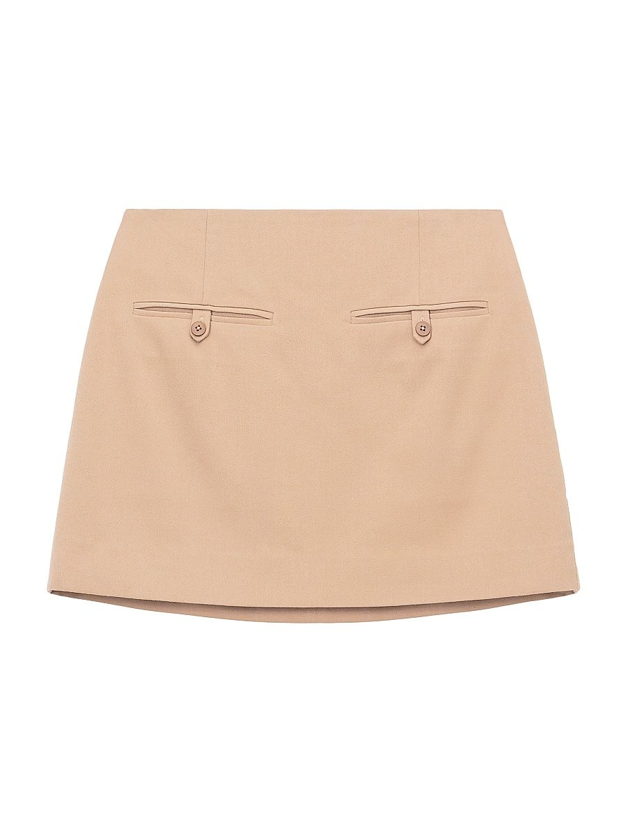 Women's Annette Miniskirt - Camel - Size 10
