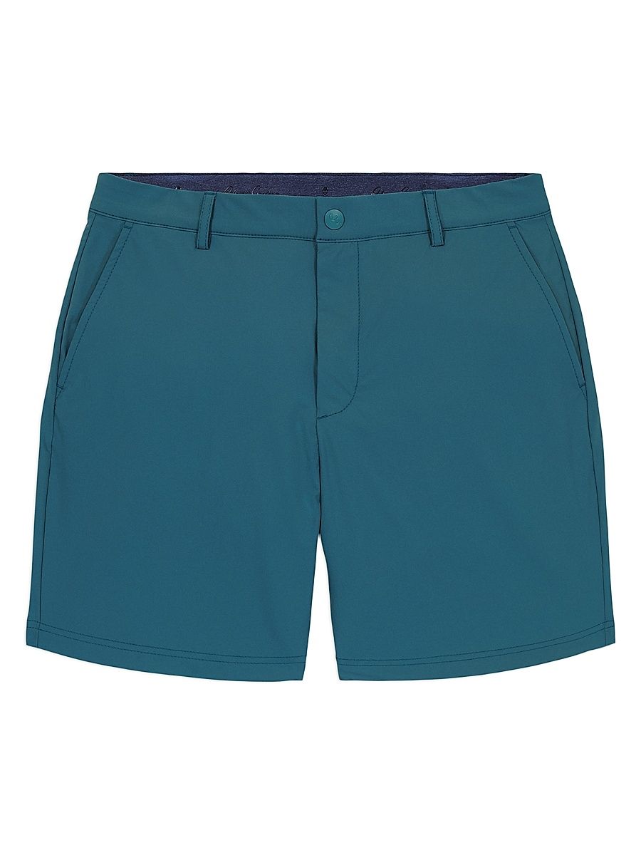 Men's Aster Solid Shorts - Mediterranean - Size 42