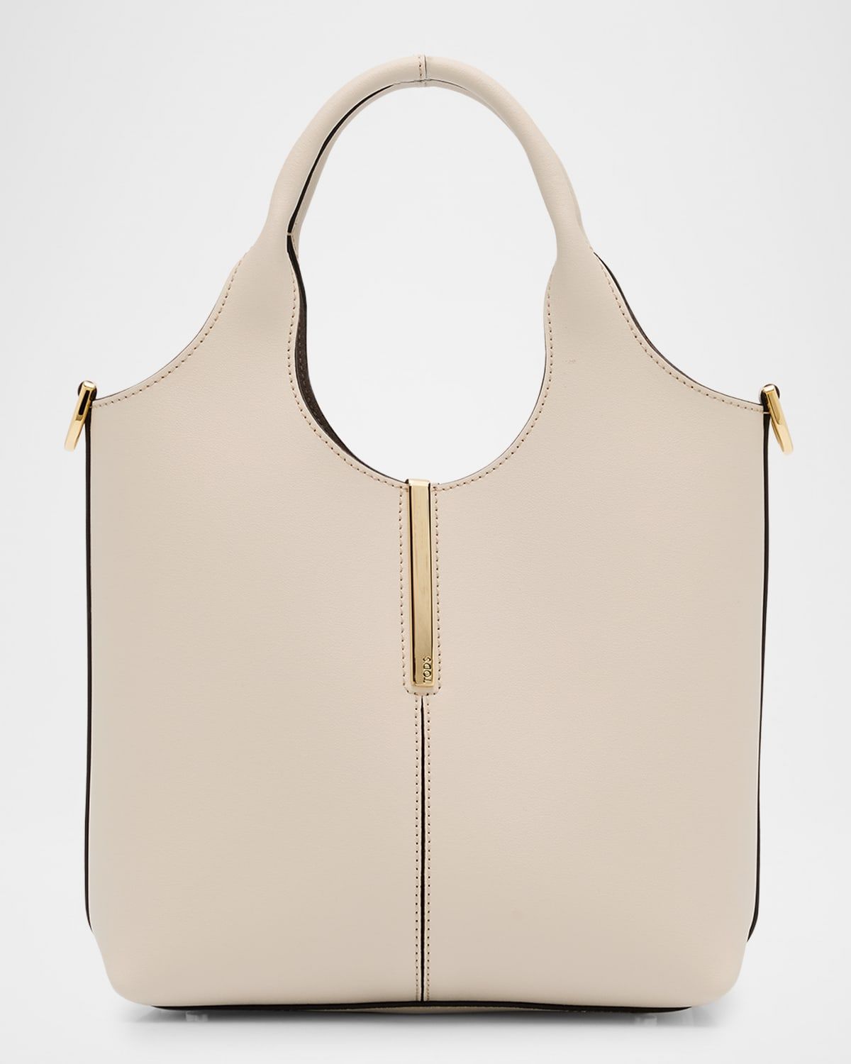 Mini Leather Tote Shopping Bag