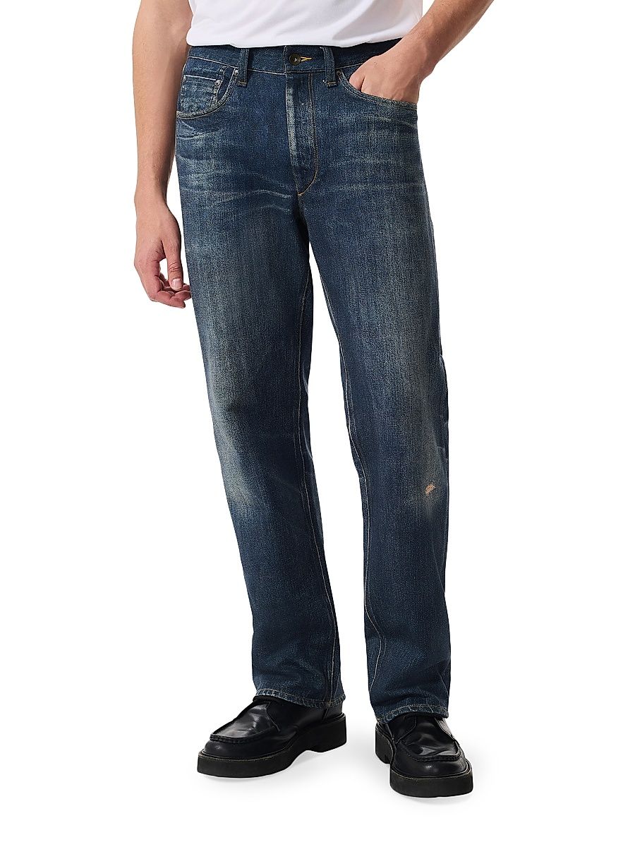 Men's Miramar Denim Straight-Leg Sweatpants - Empire - Size 31