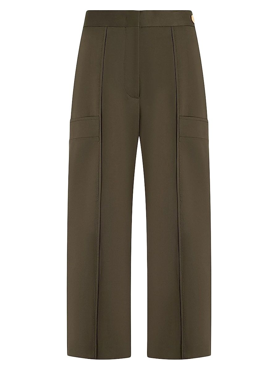 Women's Wyeth Cropped-Leg Pants - Forest - Size 12