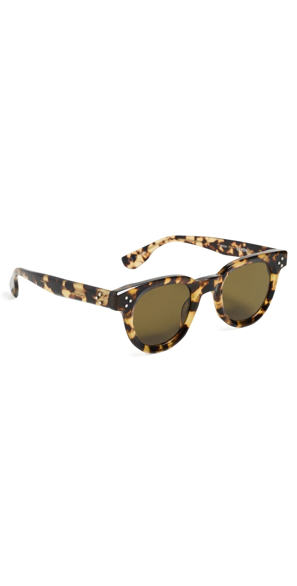 Krewe Devon Sunglasses Nikko Tortoise One Size