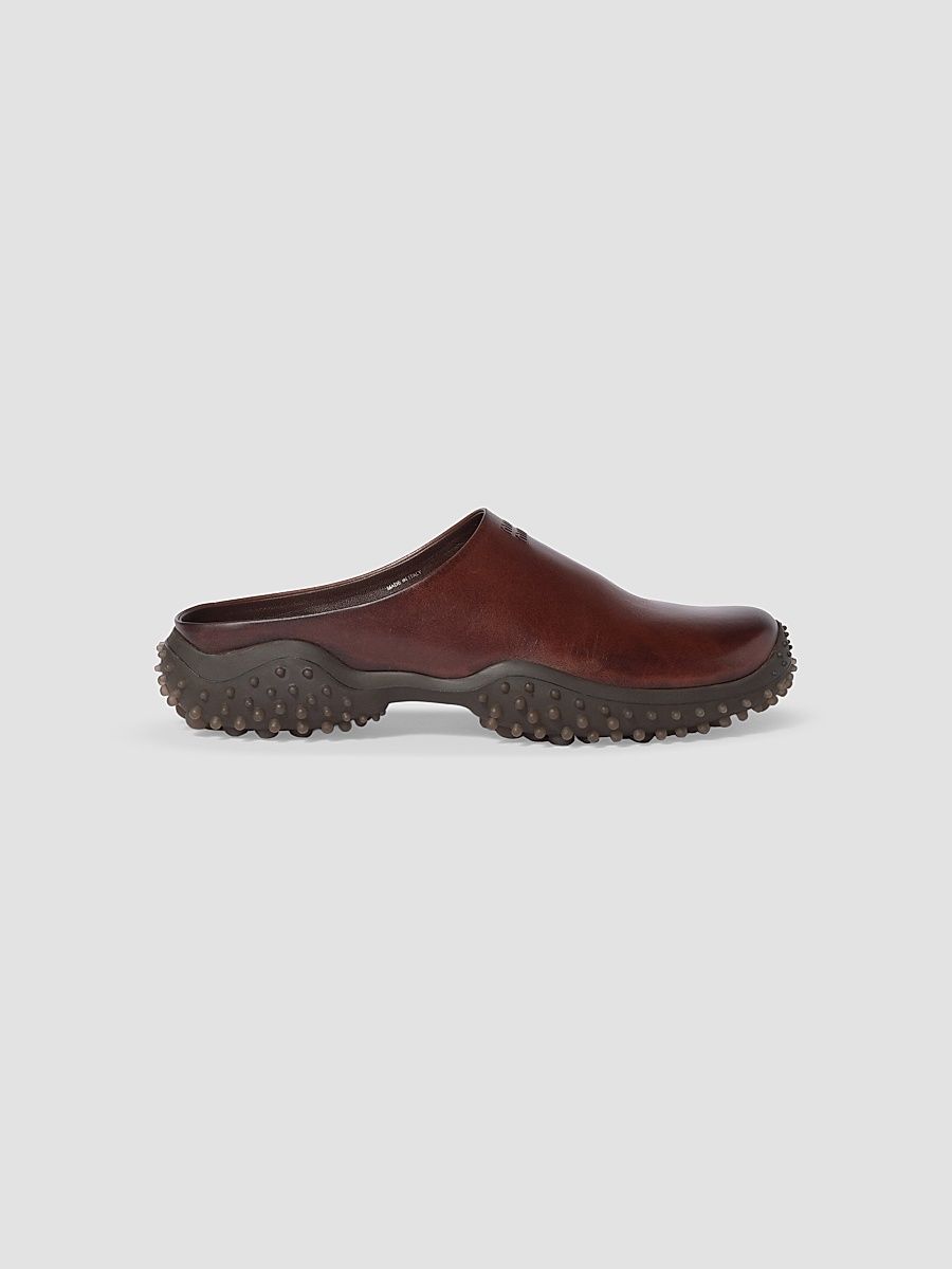 Women's Leather Mules - Brown - Size 5.5