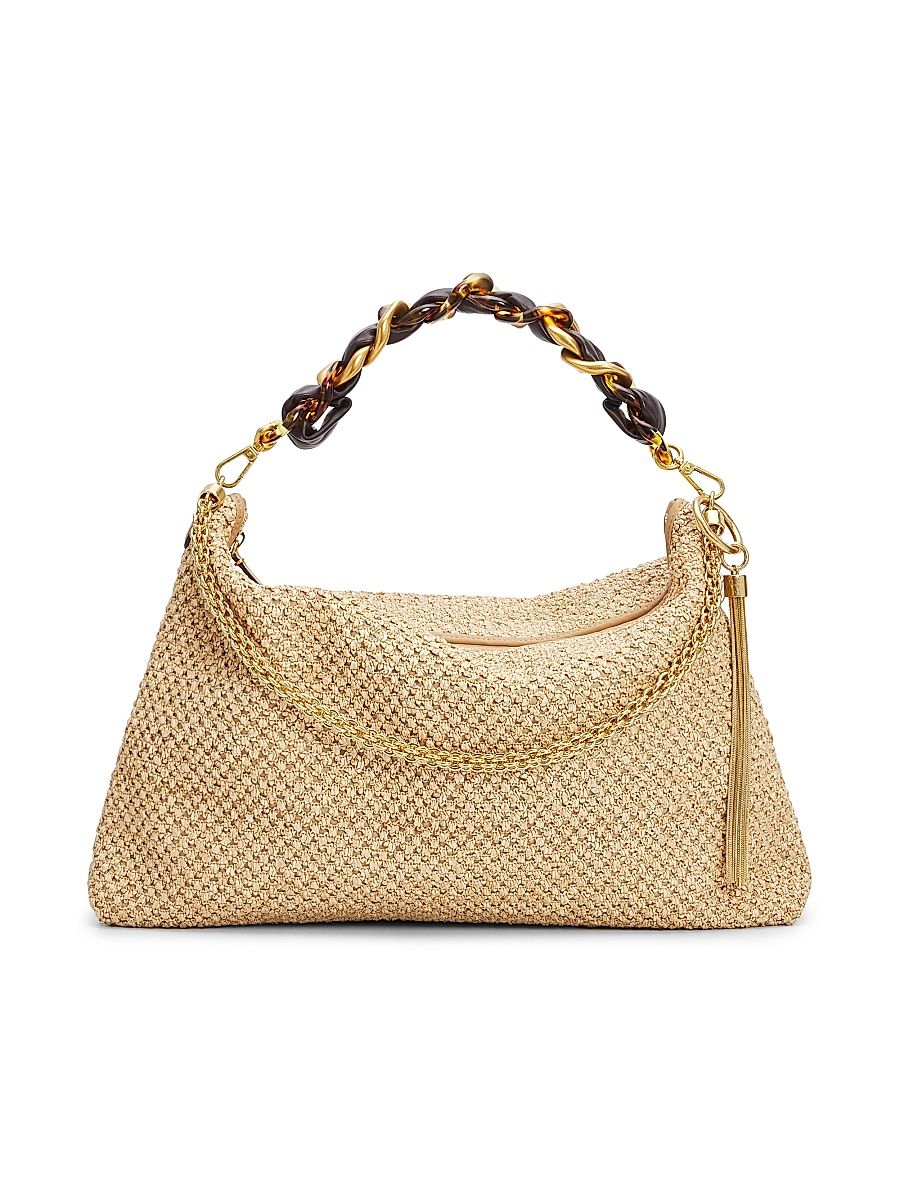 Women's Riviera Capsule Callie Maxi Raffia Shoulder Bag - Natural