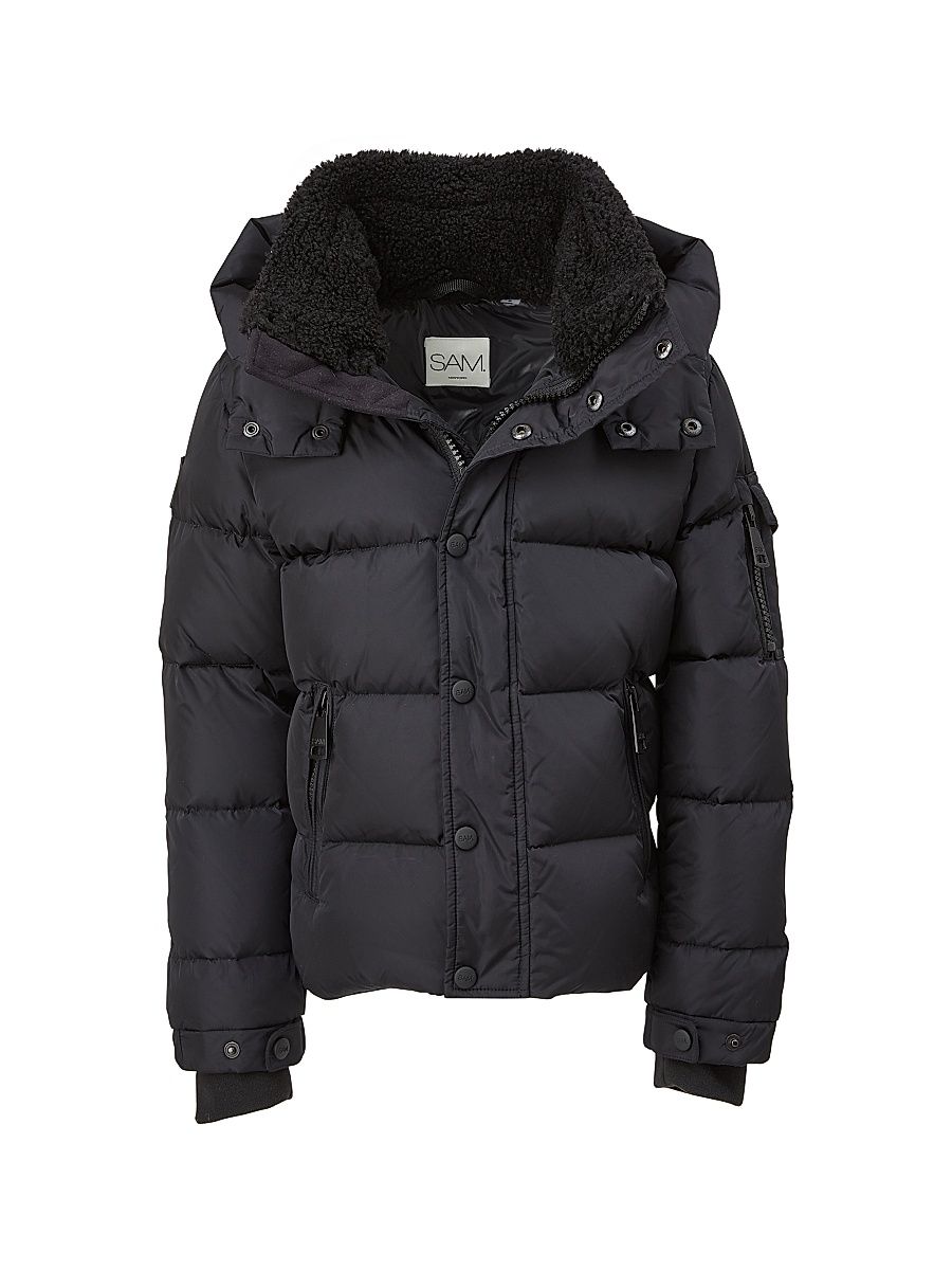 Little Boy's & Boy's Frontier Sherpa Down Jacket - Matte Black - Size 6