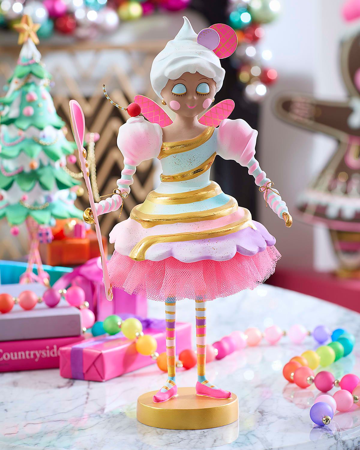 Brown Lickowish Tabletop Figure, 16"