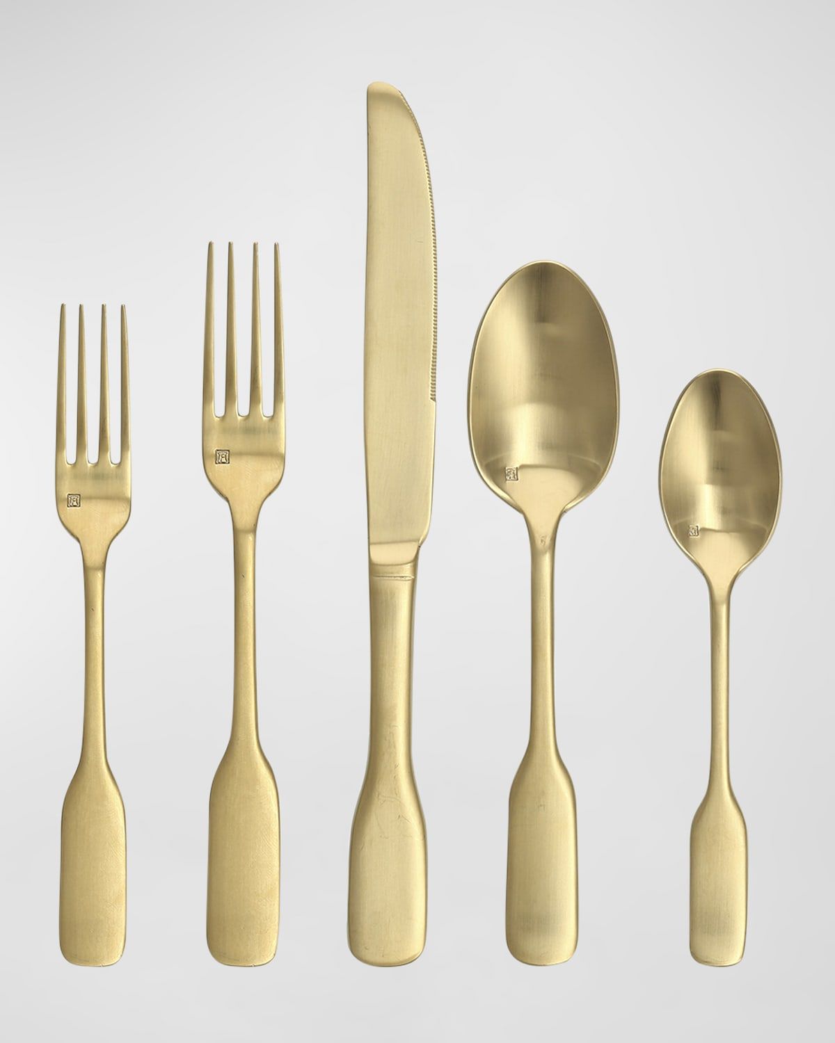 Fortessa Ashton Brushed Gold 20-Piece Flatware Set