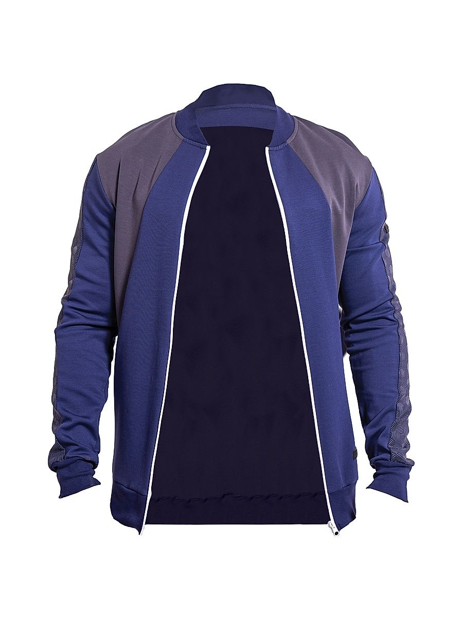 Men's Zipper Ascension Jacket - Blue - Size Large