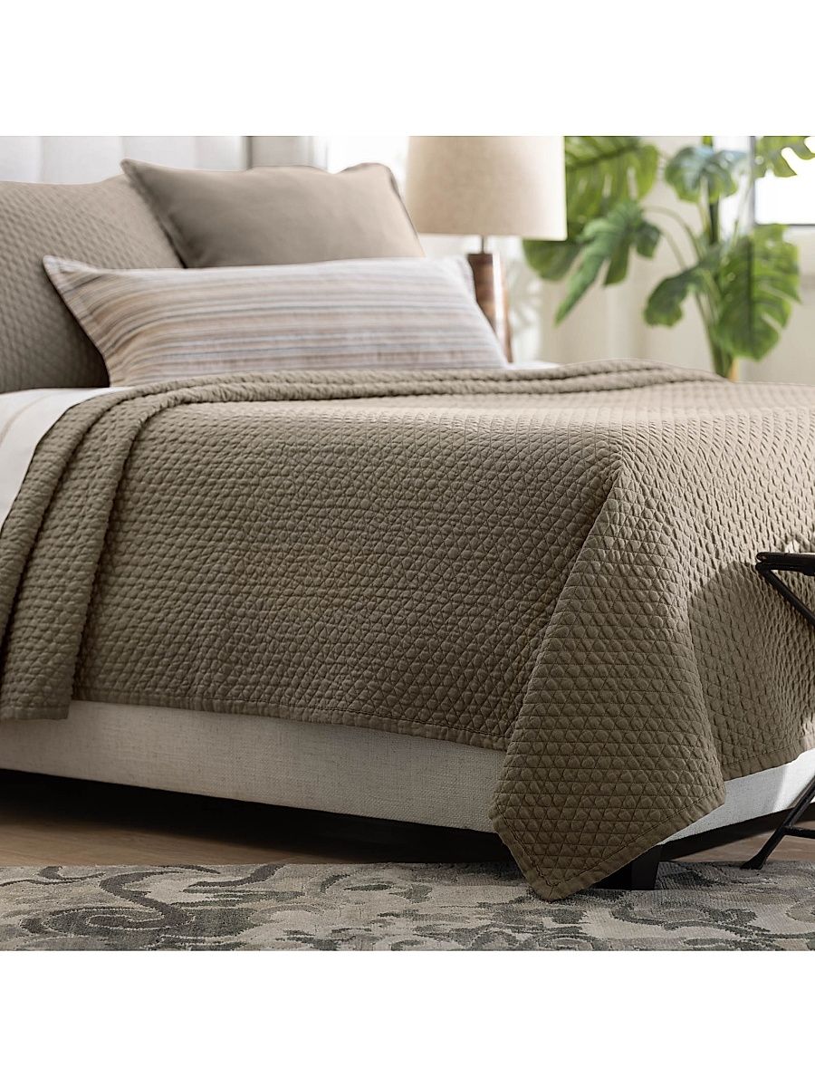 Dawn Terra Trench Coat Pillow & Coverlet Collection - Trench Coat - Size Queen