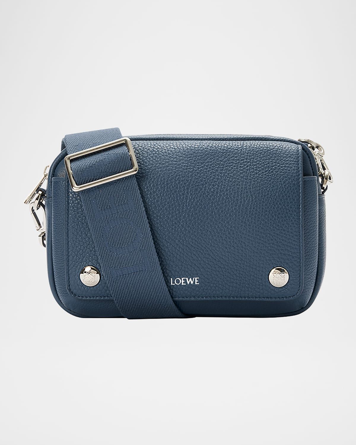 Men & apos;s Pebble Leather Camera Bag