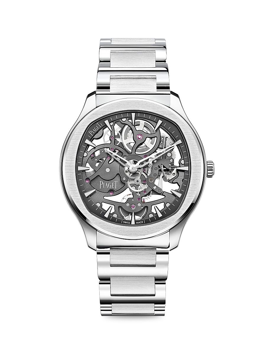 Polo Stainless Steel Skeleton Watch