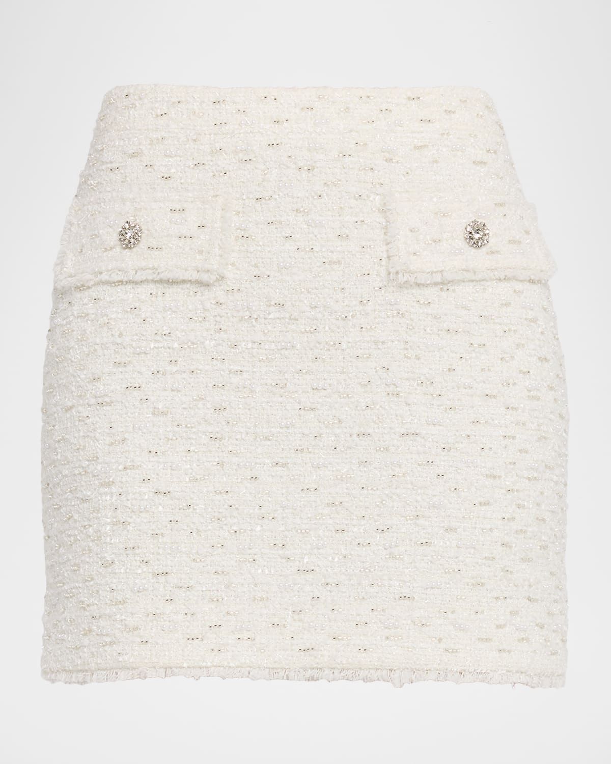 Ava Embellished Tweed Mini Skirt