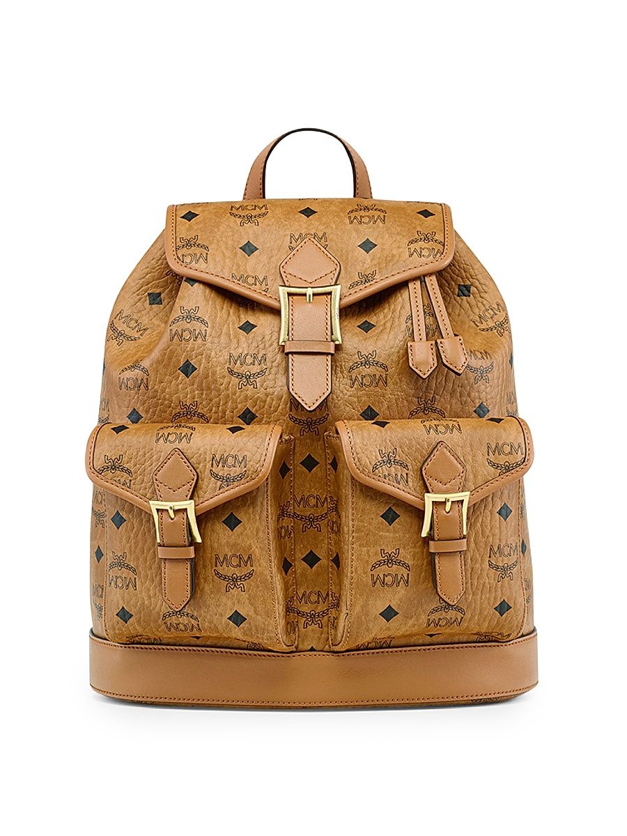 Women's Small Aren Visetos Backpack - Brown