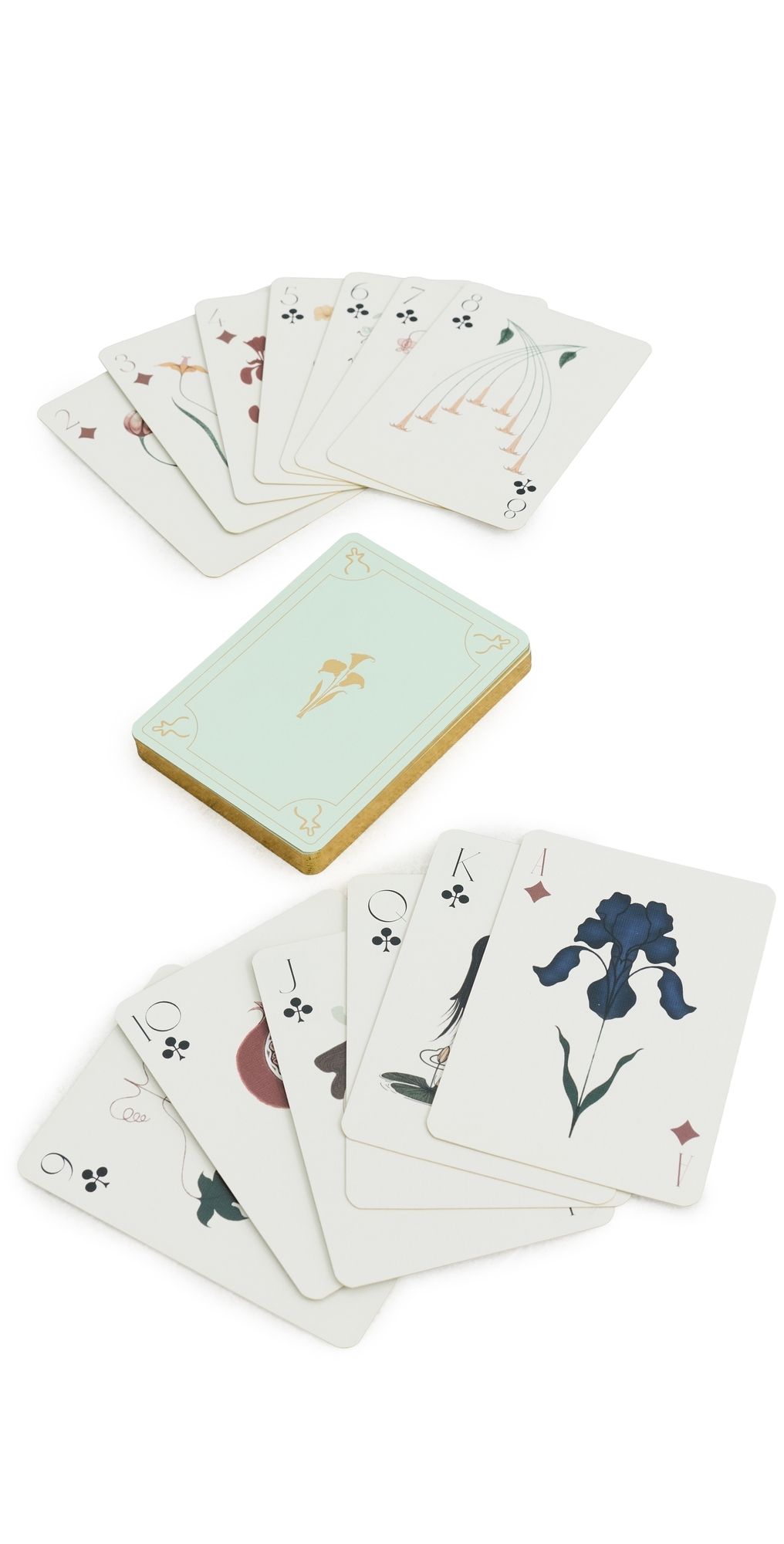 Cult Gaia Leo Playing Cards Seafoam One Size