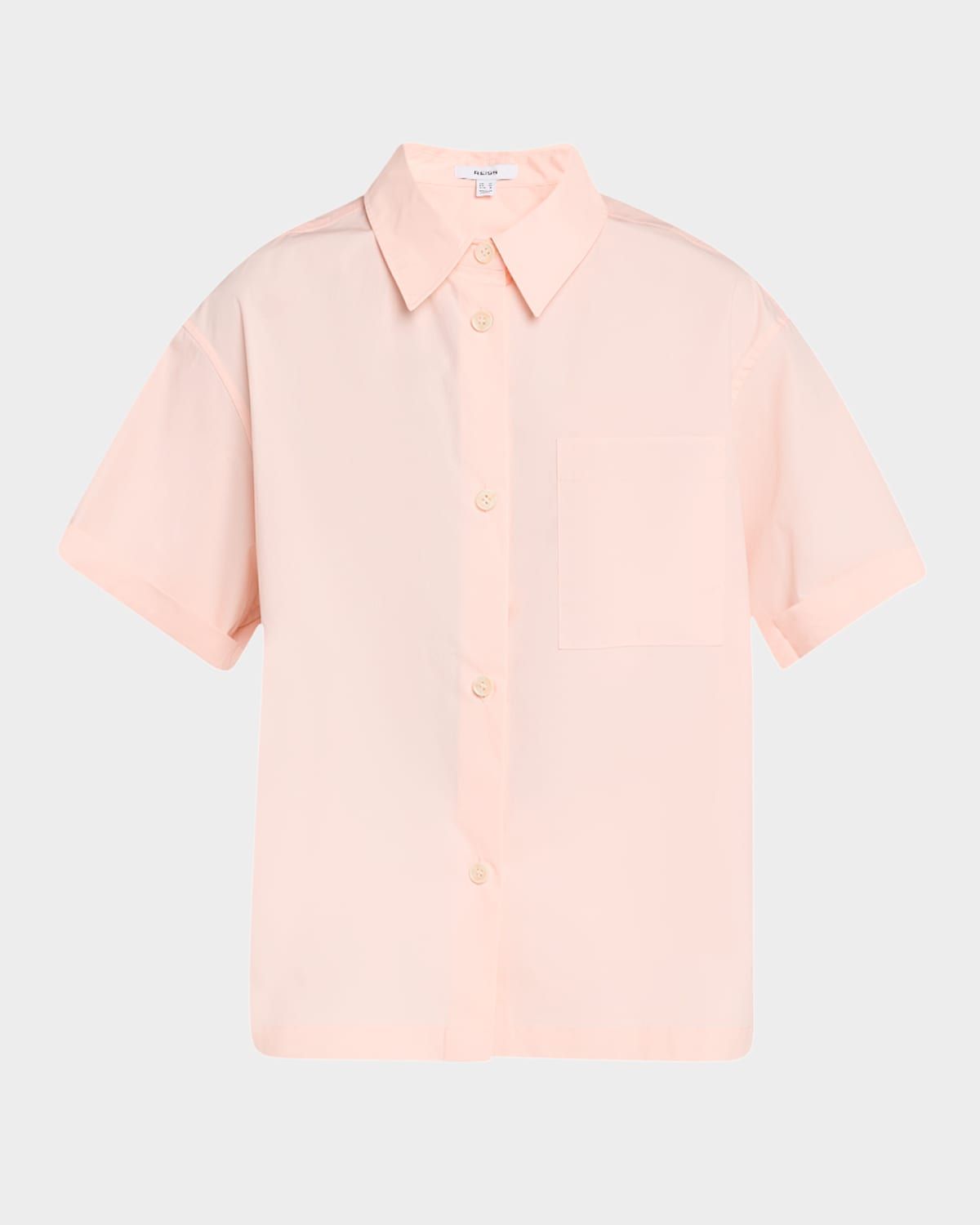Jordan Boxy Button-Down Cotton Shirt