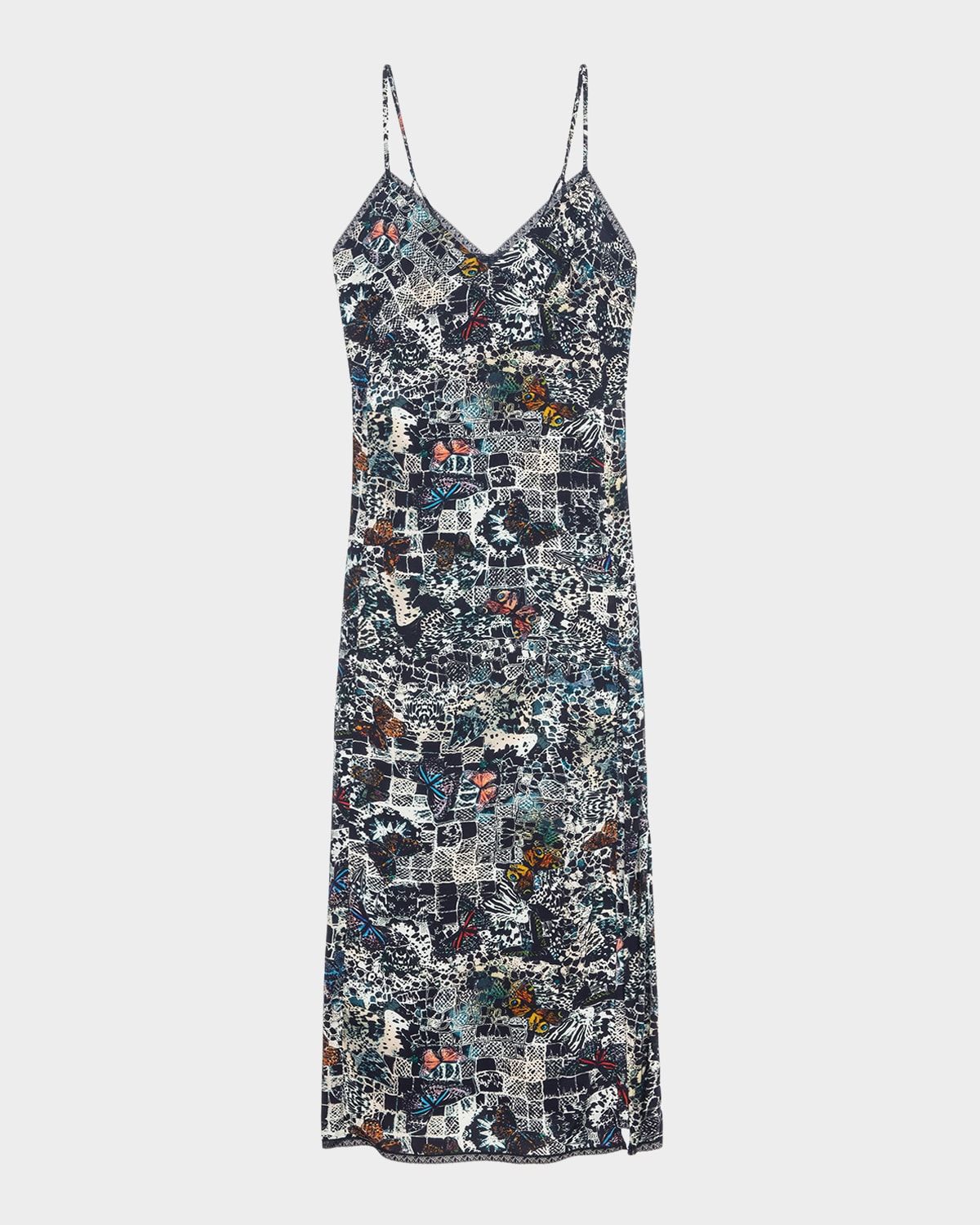 Ramelil Soft Butterflies Maxi Dress