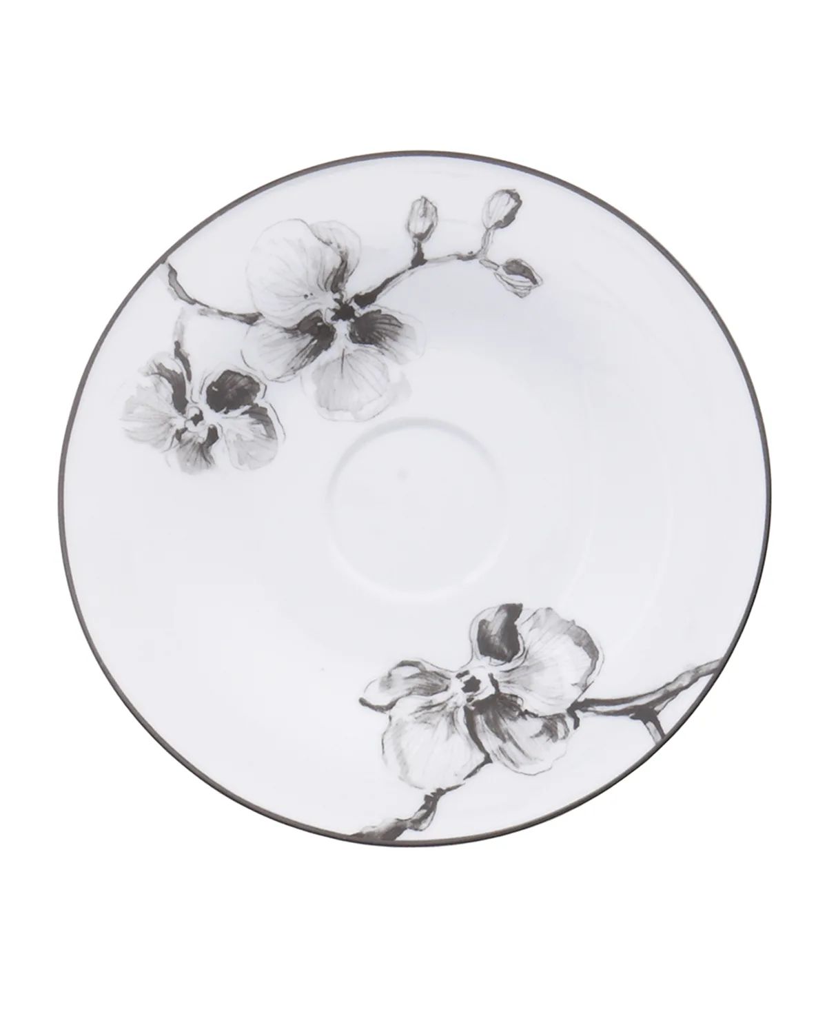 Black Orchid Saucer