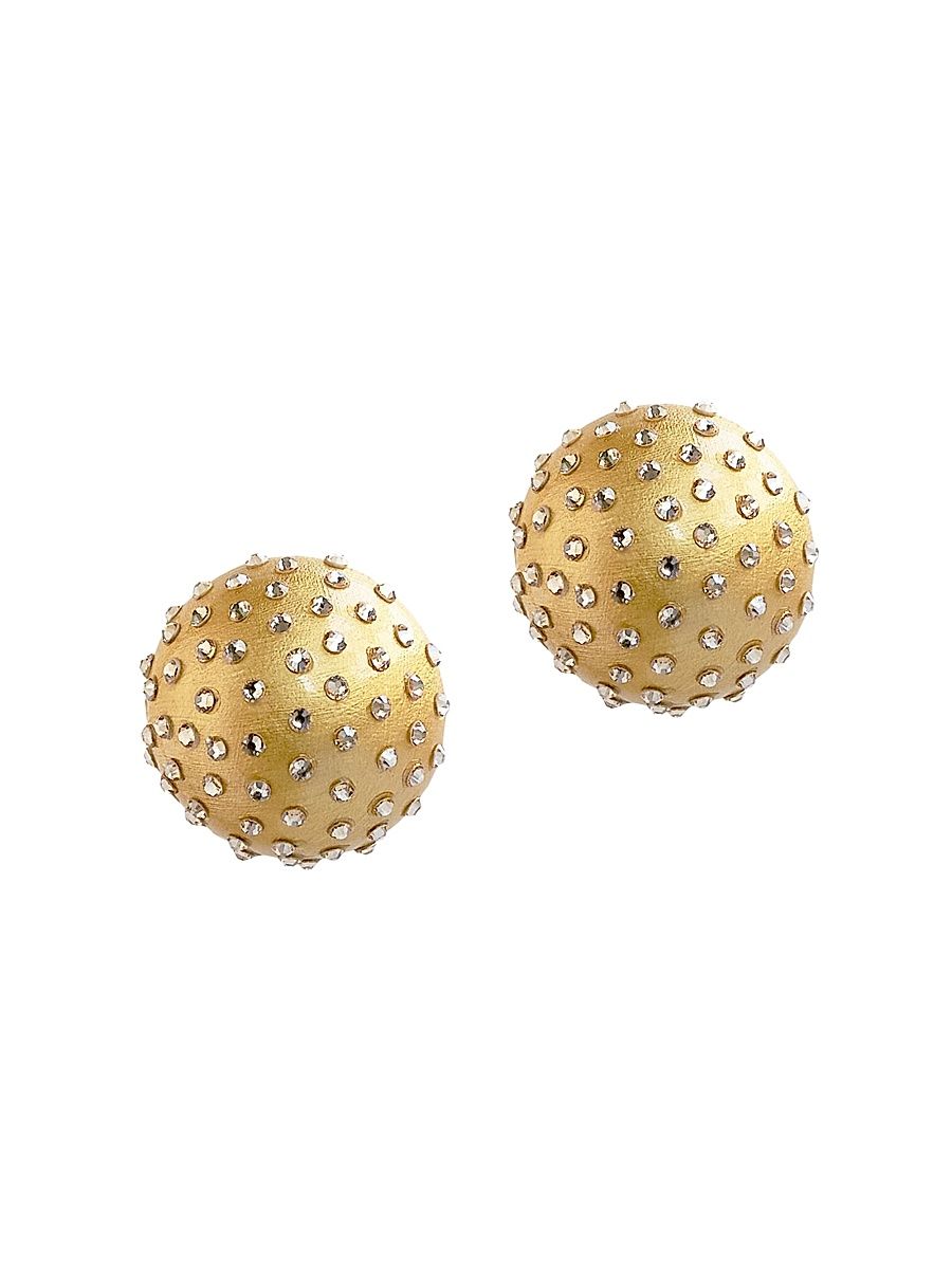 Women's La Dolce Vita Gaia Mixed-Media Midi Stud Earrings - Gold Luxe