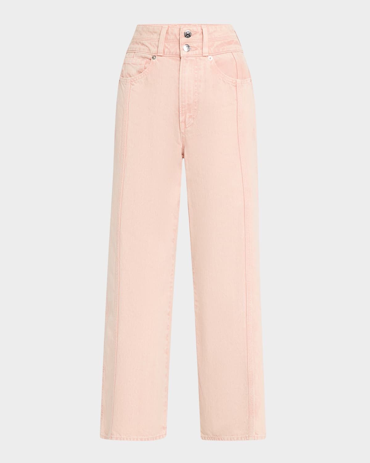 Taylor Crop High-Rise Wide Jeans