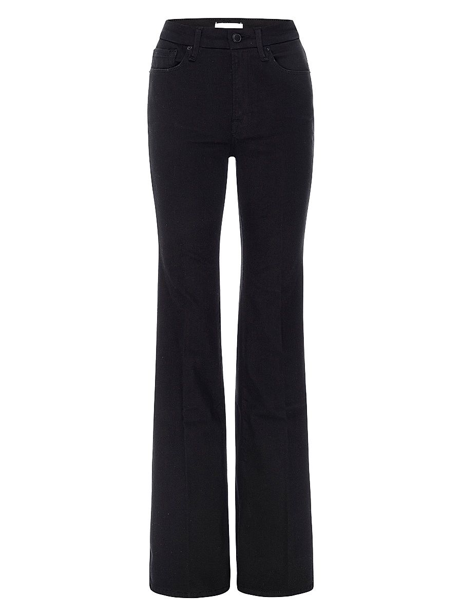 Women's Never Fades Good Legs Flare Jeans - Black - Size 8