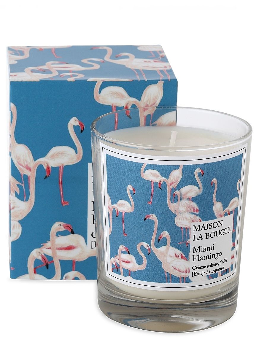 Miami Flamingo Scented Candle