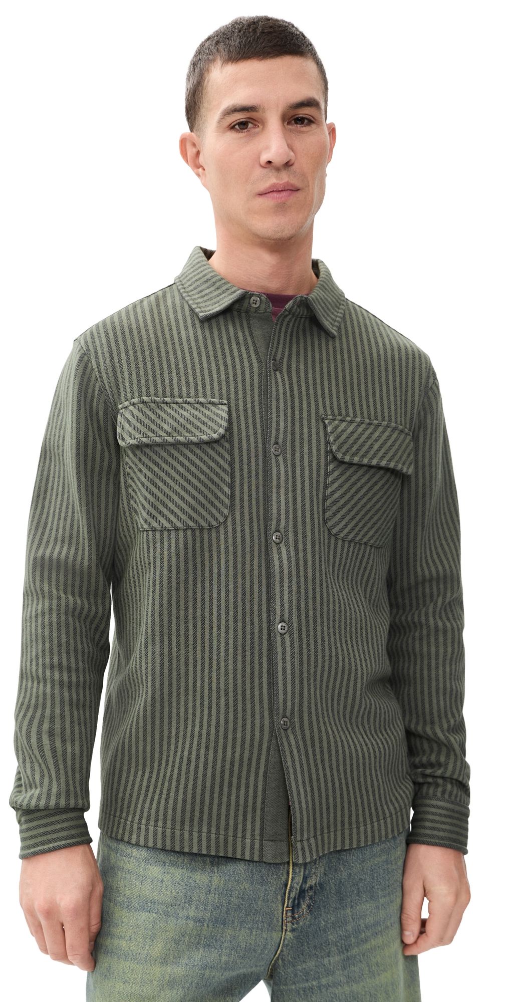 Alex Crane Jac Shacket Bark L