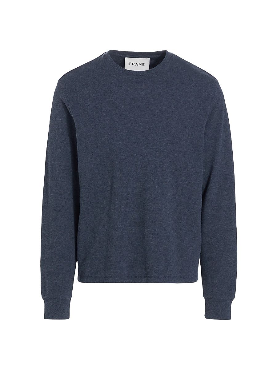 Men's Duo Fold Crewneck Sweatshirt - Heather Midnight Navy - Size XXL