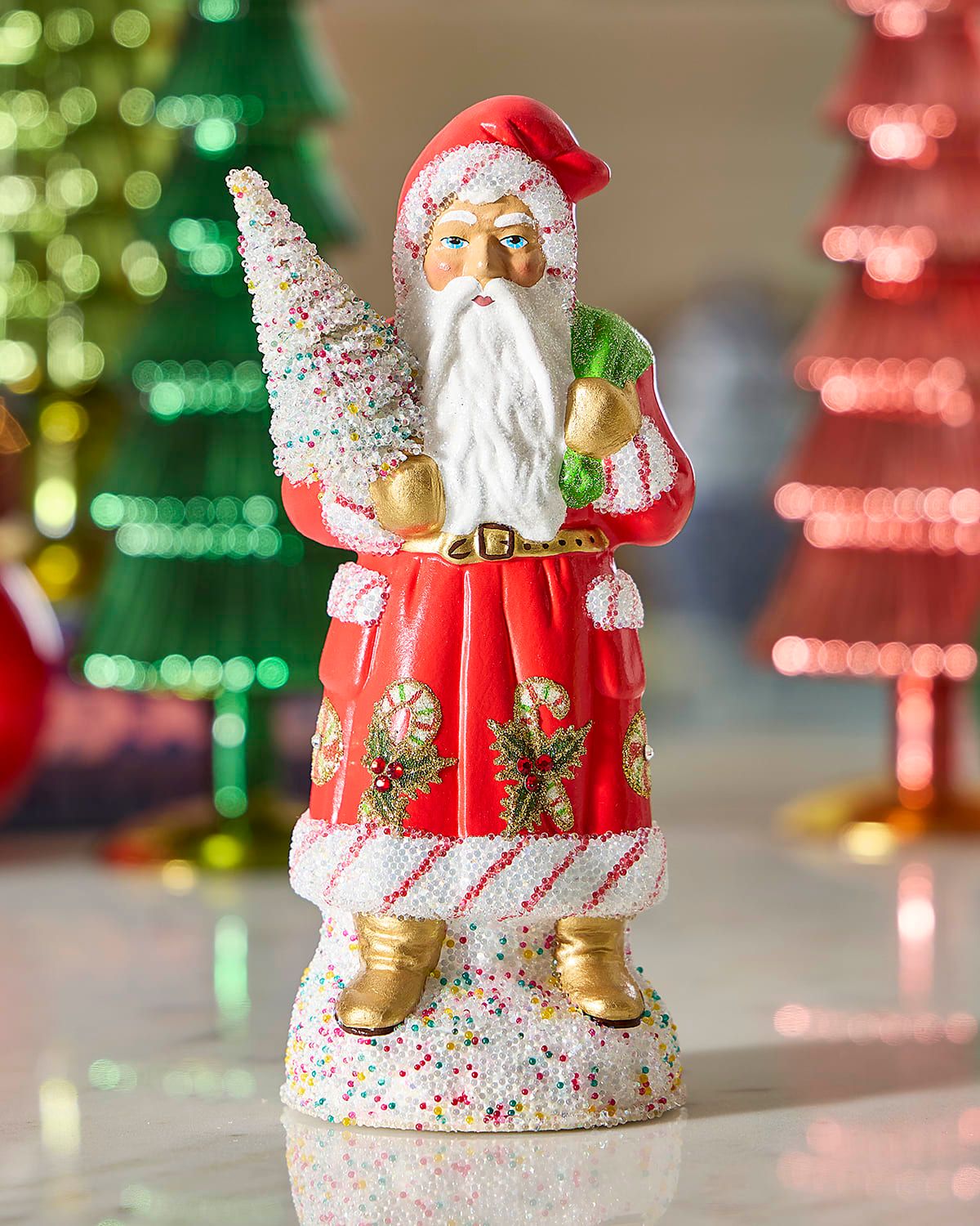 Small Candy Cane Santa