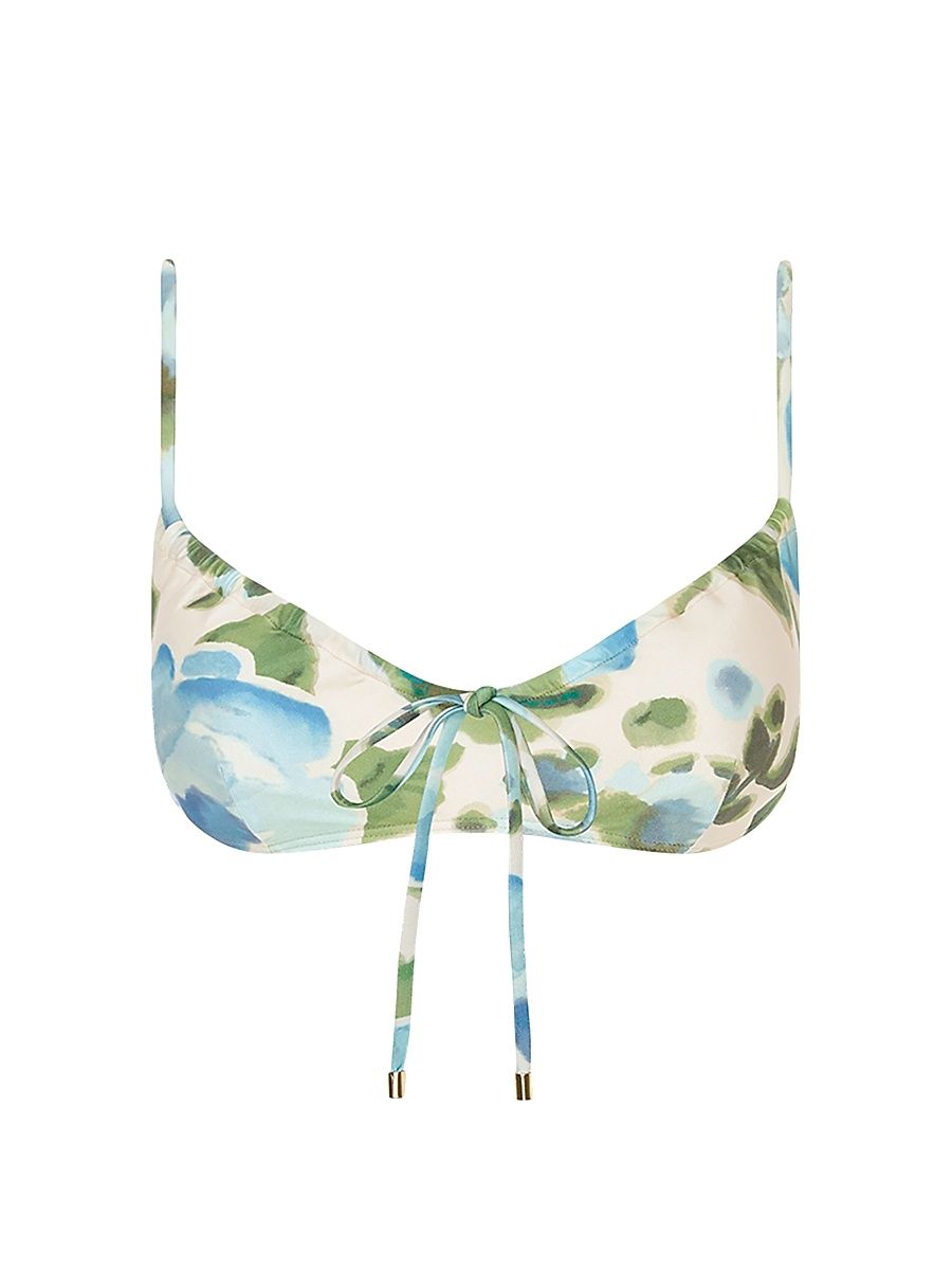 Women's Solstice Floral Bikini Top - Isles - Size Small