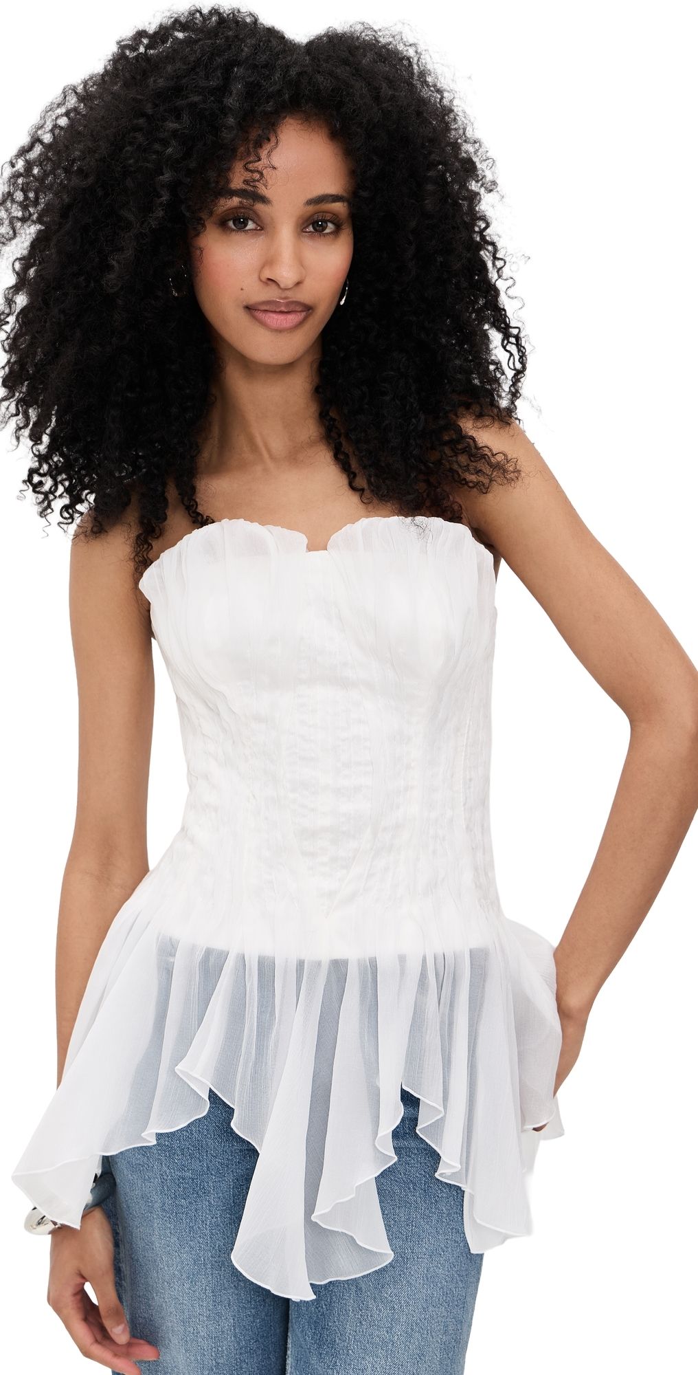 Aje Nisha Bustier Ivory 12