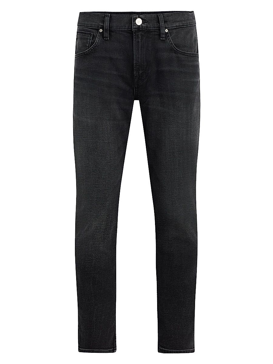 Men's Blake Slim-Fit Straight-Leg Jeans - Caviar - Size 42