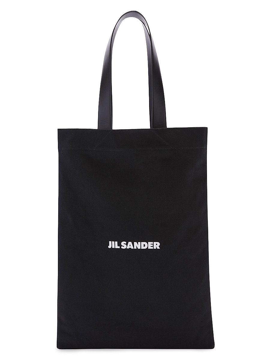 Women's Grande Cotton & Linen Book Tote - Black