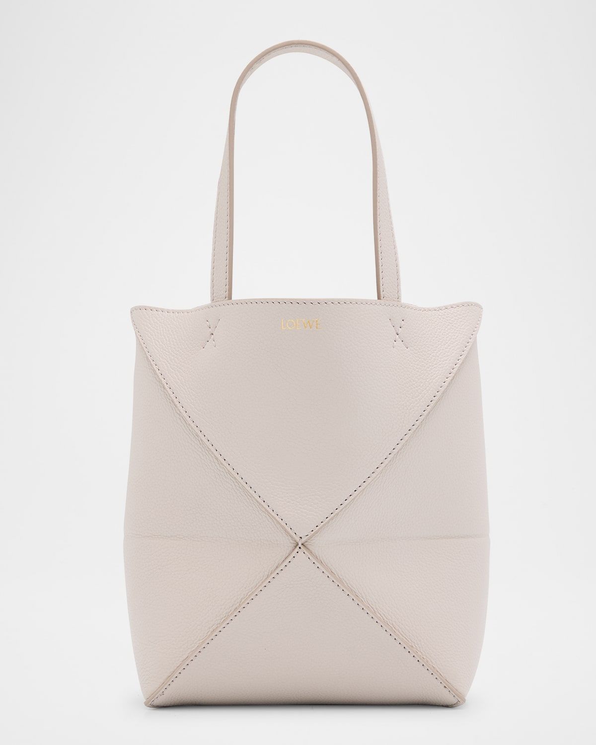 Puzzle Fold Mini Tote Bag in Calf Leather