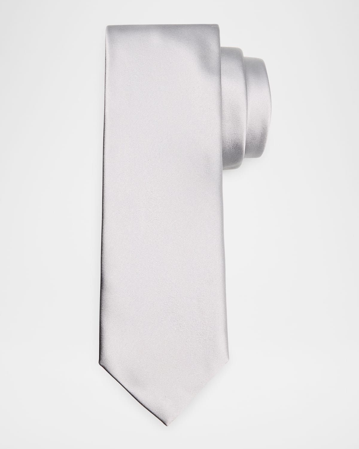 Men & apos;s Solid Silk Tie