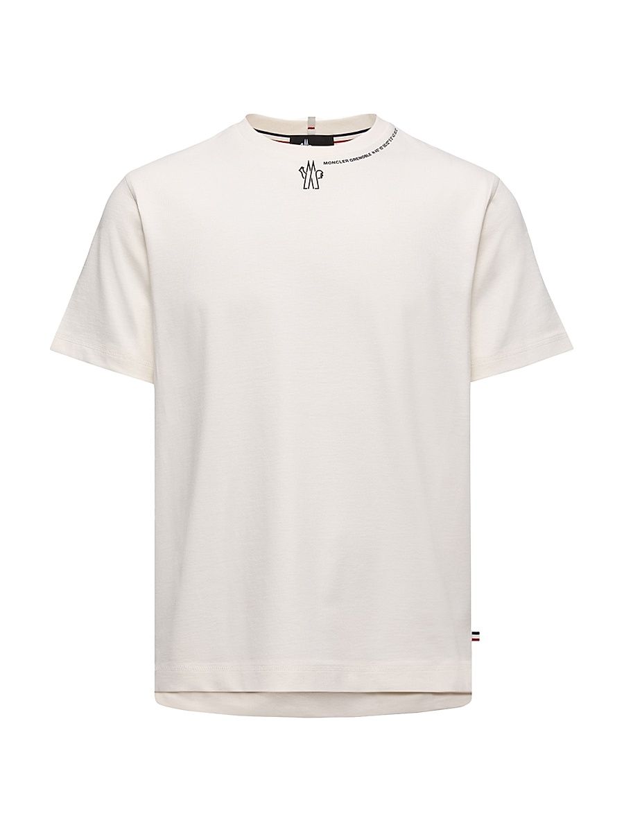 Men's Crewneck T-Shirt in Cotton - White - Size XXL