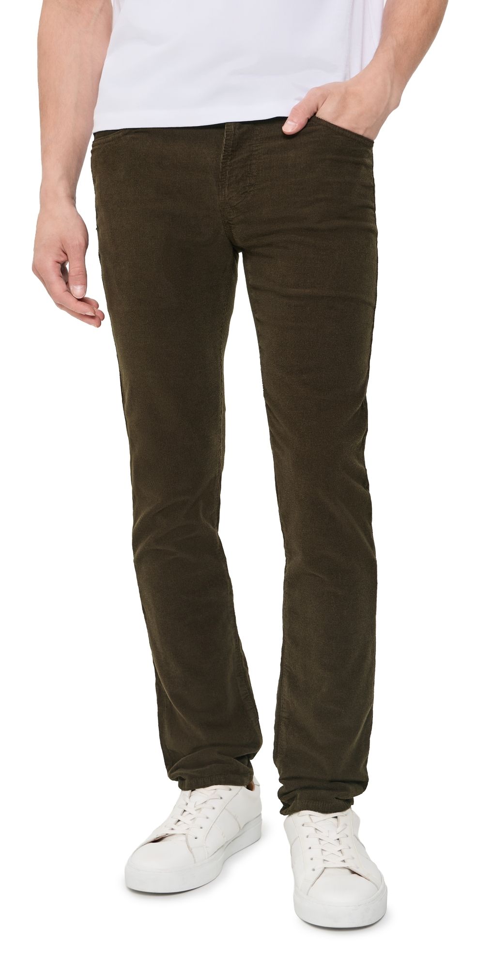 AG Tellis Corduroy Pants Dirty Olive 36
