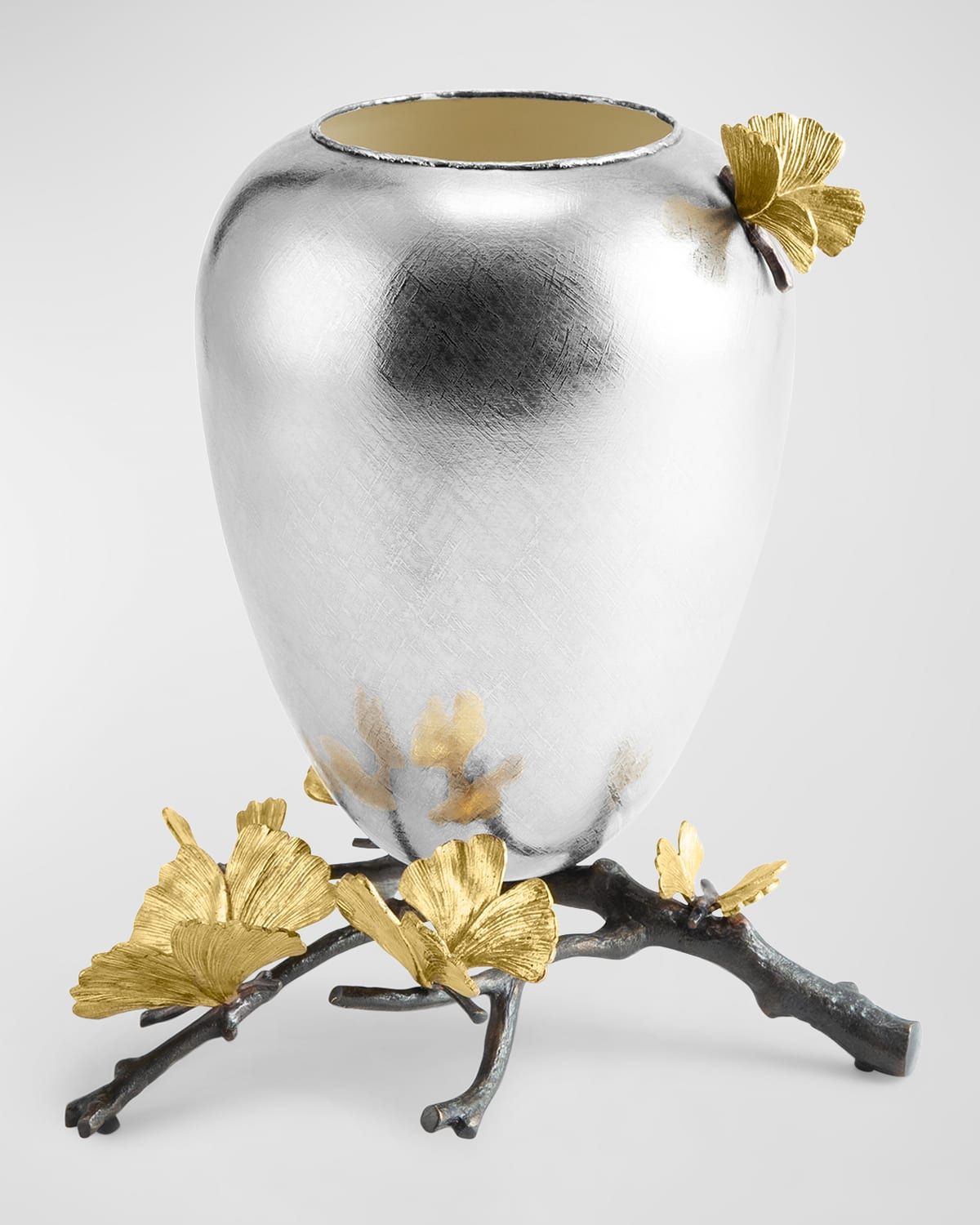 Butterfly Ginkgo Vase, Medium
