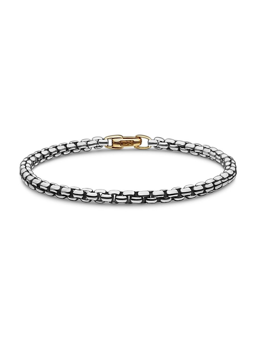 Women's DY Bel Aire Box Chain Bracelet in Sterling Silver - Silver - Size Medium