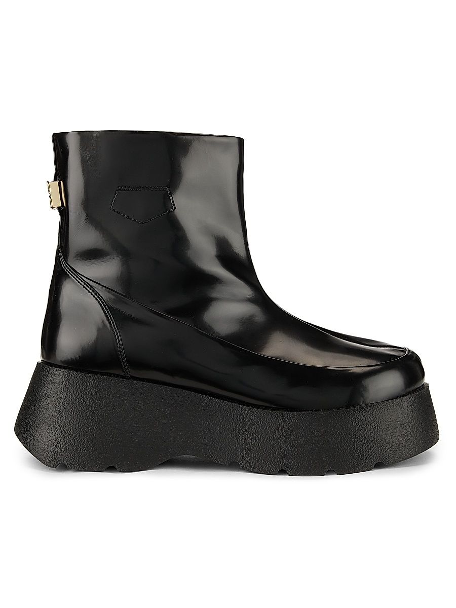 Women's Kat Platform Ankle Boots - Black - Size 9