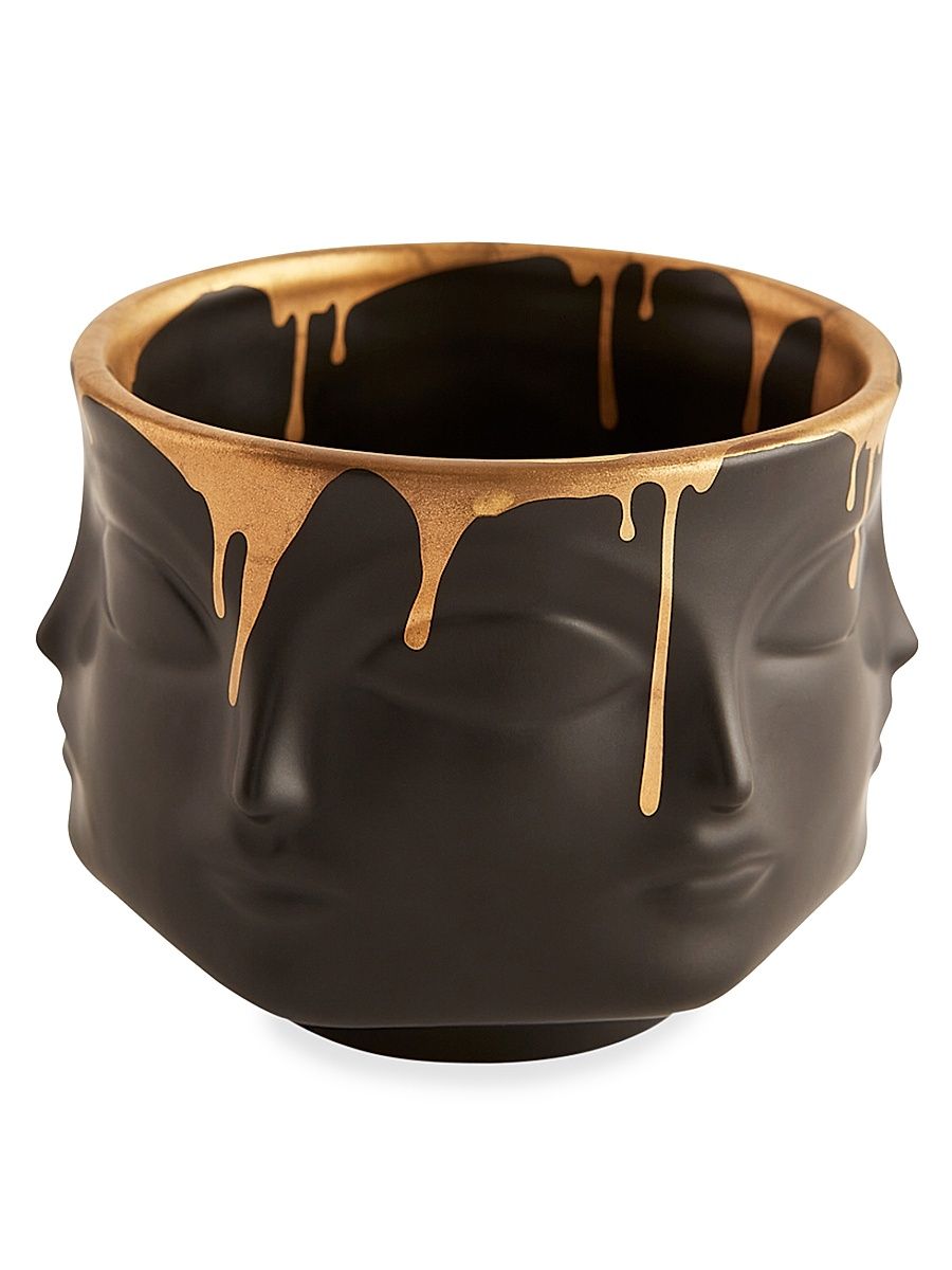 Gilded Dora Maar Vessel - Black Gold