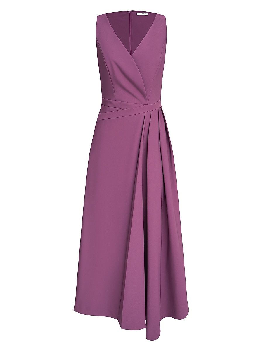 Women's Nessa Asymmetric Cocktail Dress - Violet - Size 6